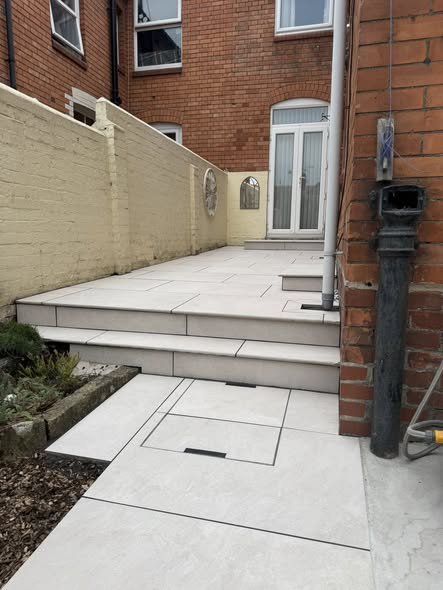 Slaterock Bone Porcelain Paving — Clean, Modern Finish photo 4