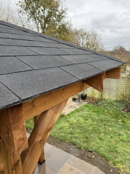 Octagonal Gazebo with Slate Roof photo 2