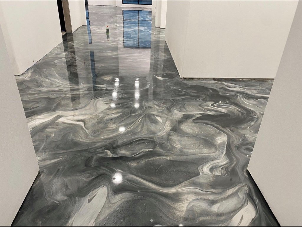 Metallic Commercial Floor — Metallic Epoxy epoxy floor in Chicago, IL