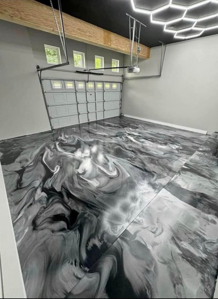 Marble Metallic Floor — Metallic Epoxy epoxy floor in Chicago, IL