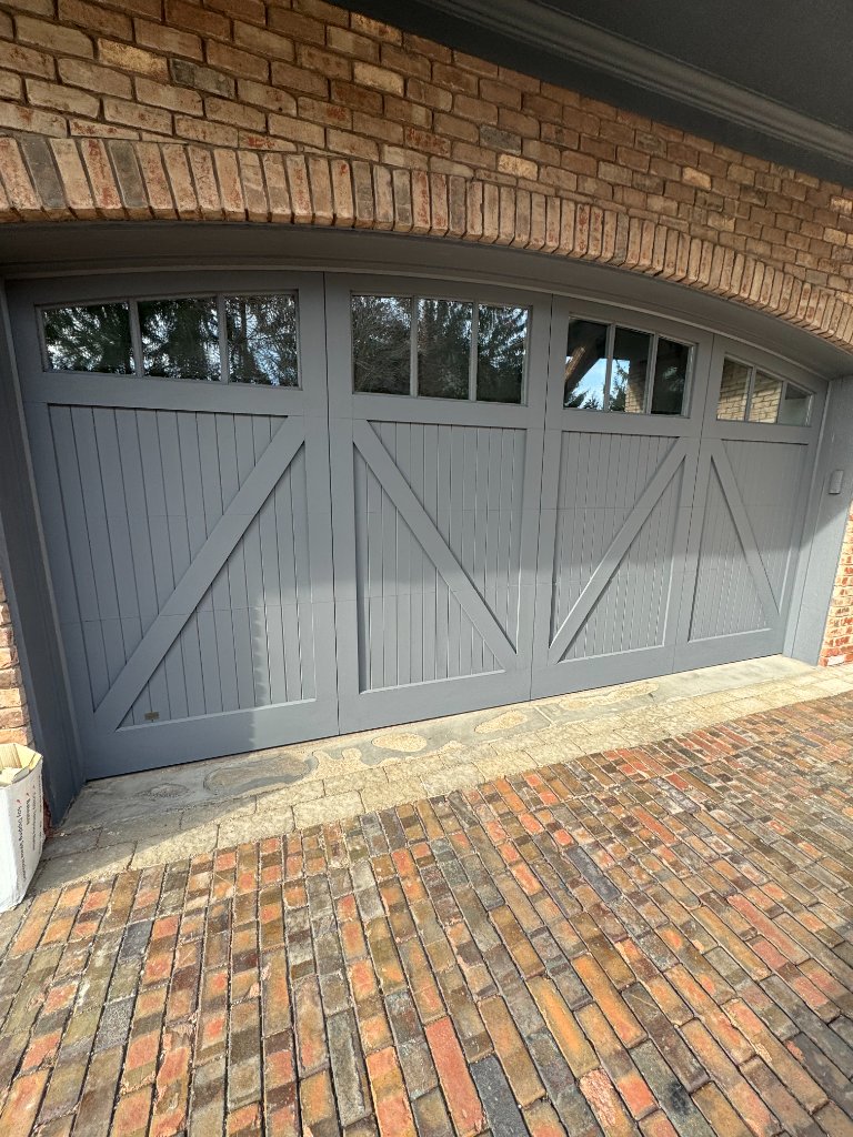 Garage Door Exterior Paint — Slate Grey