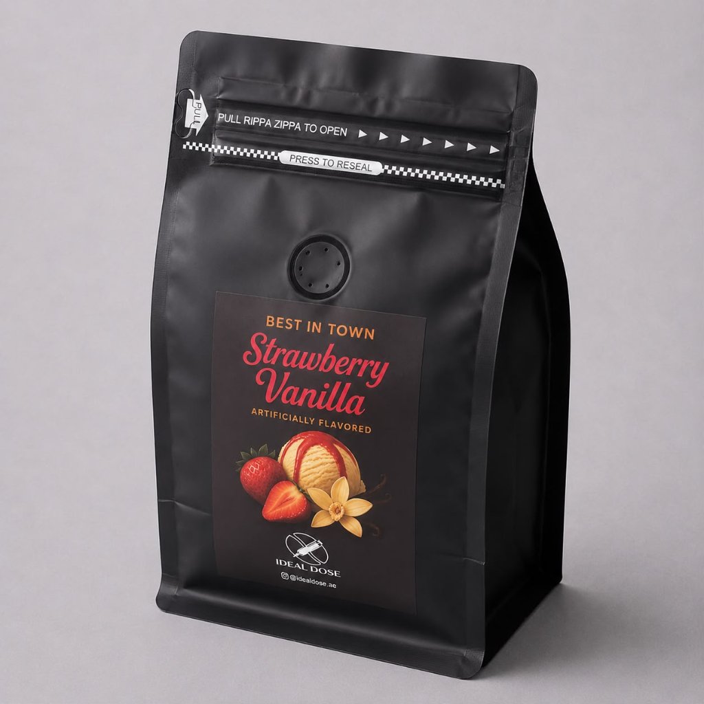 Strawberry Vanilla Flavored Coffee