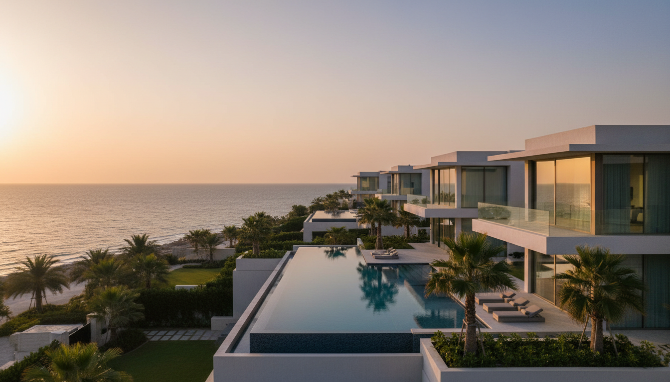 Luxury property aerial view