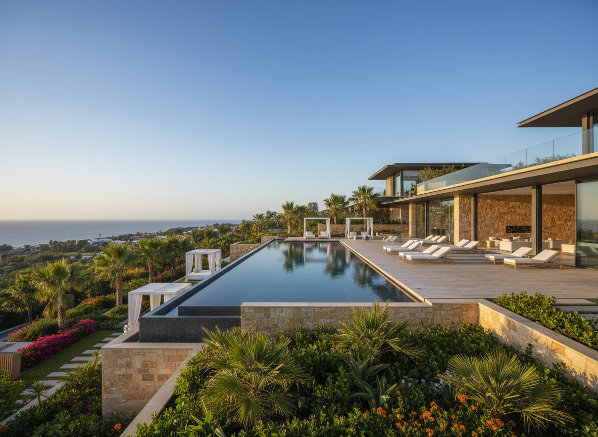 Luxury property with pool