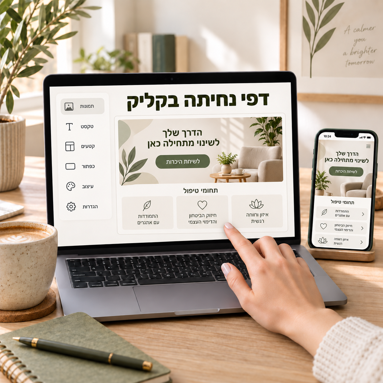 דפי נחיתה ממירים בקליק