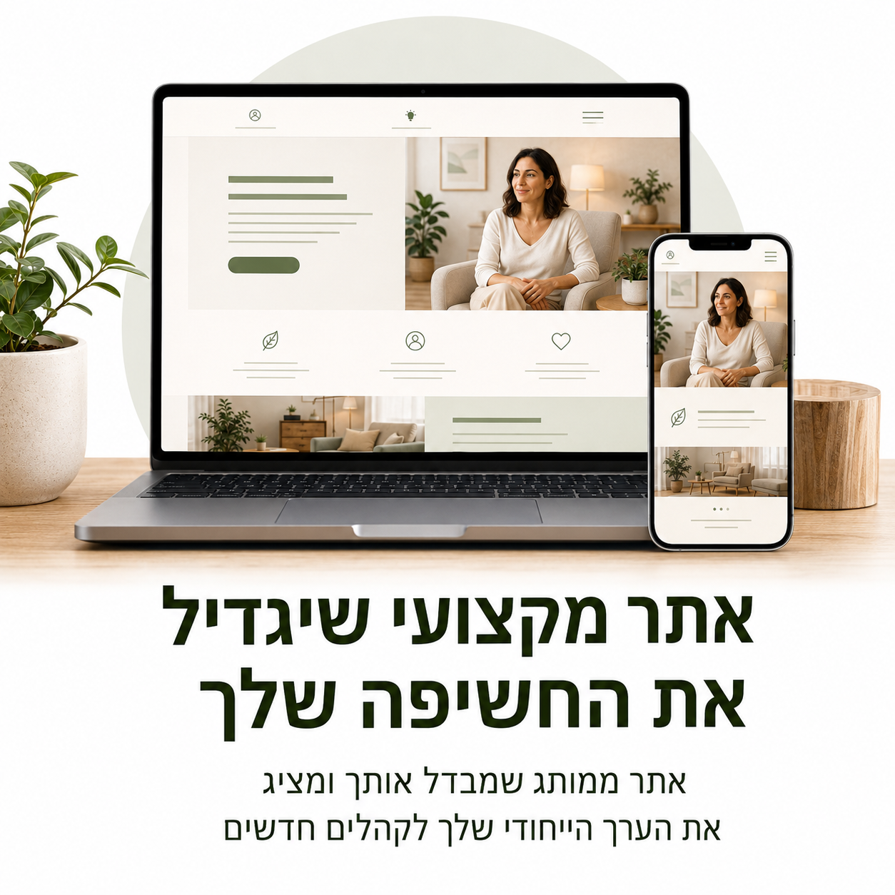 אתר מקצועי שיגדיל את החשיפה שלך