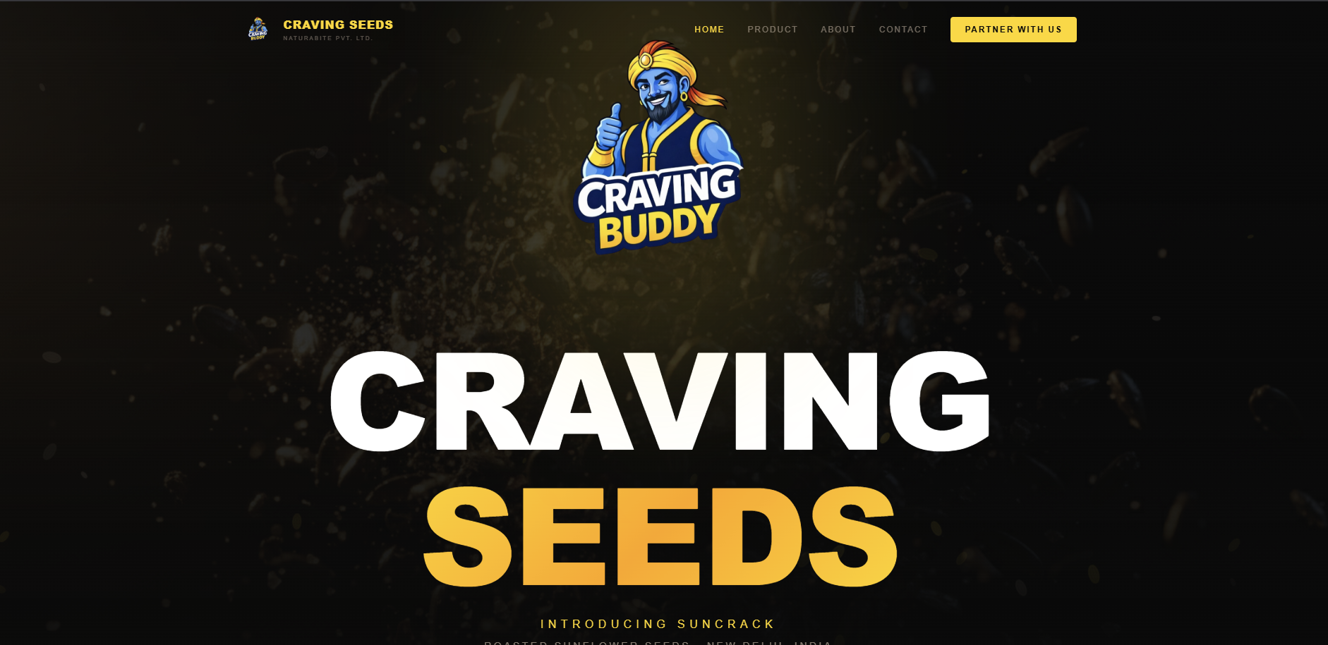 CraveSeeds – Luxury Food Store Template template preview