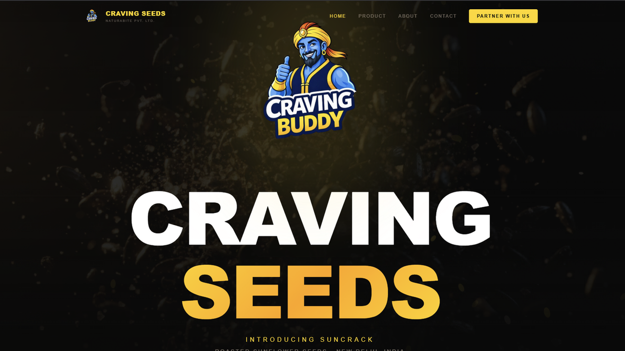 CraveSeeds – Luxury Food Store Template template preview