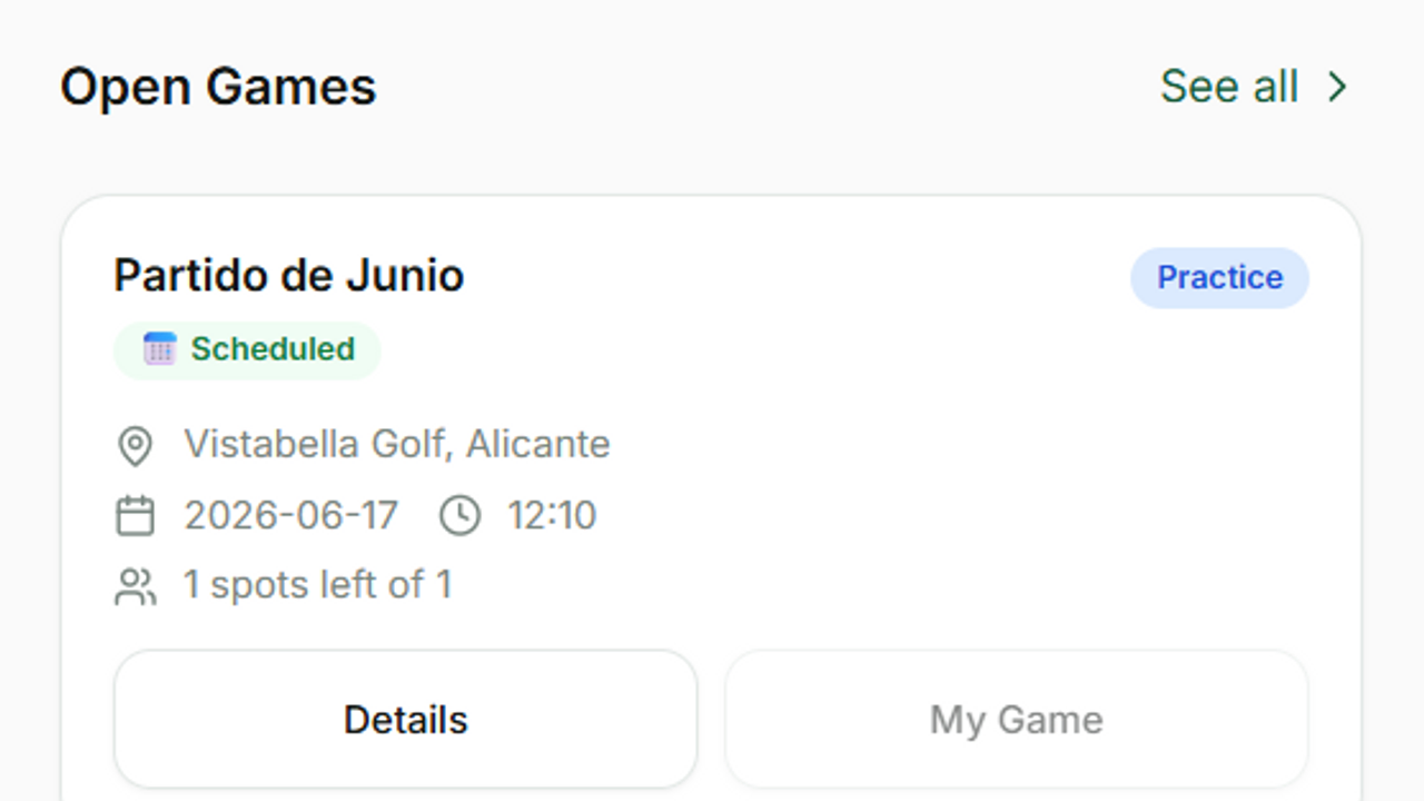 Golfromotion template preview