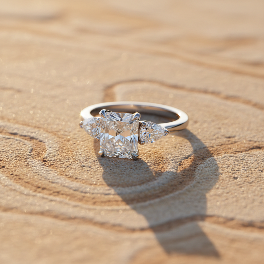 Three Stone Engagement Ring