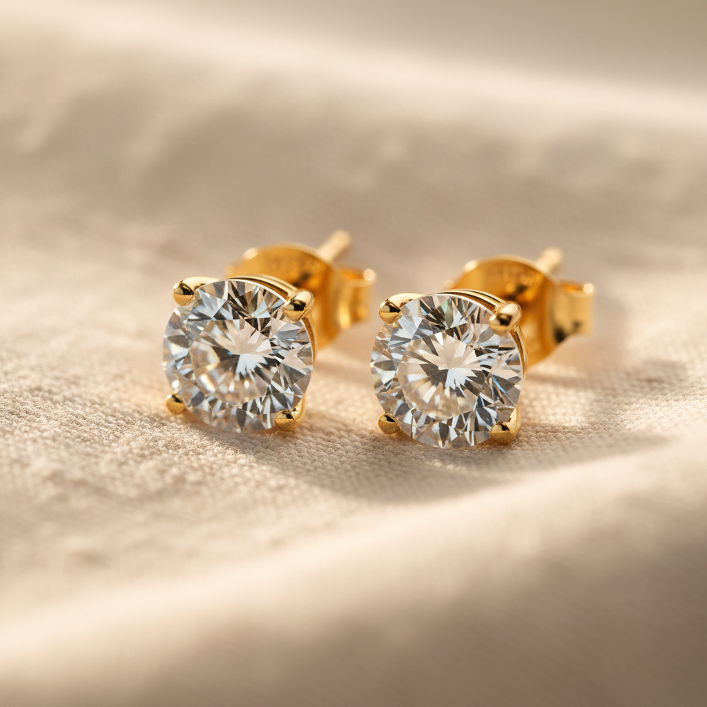 Classic Diamond Studs