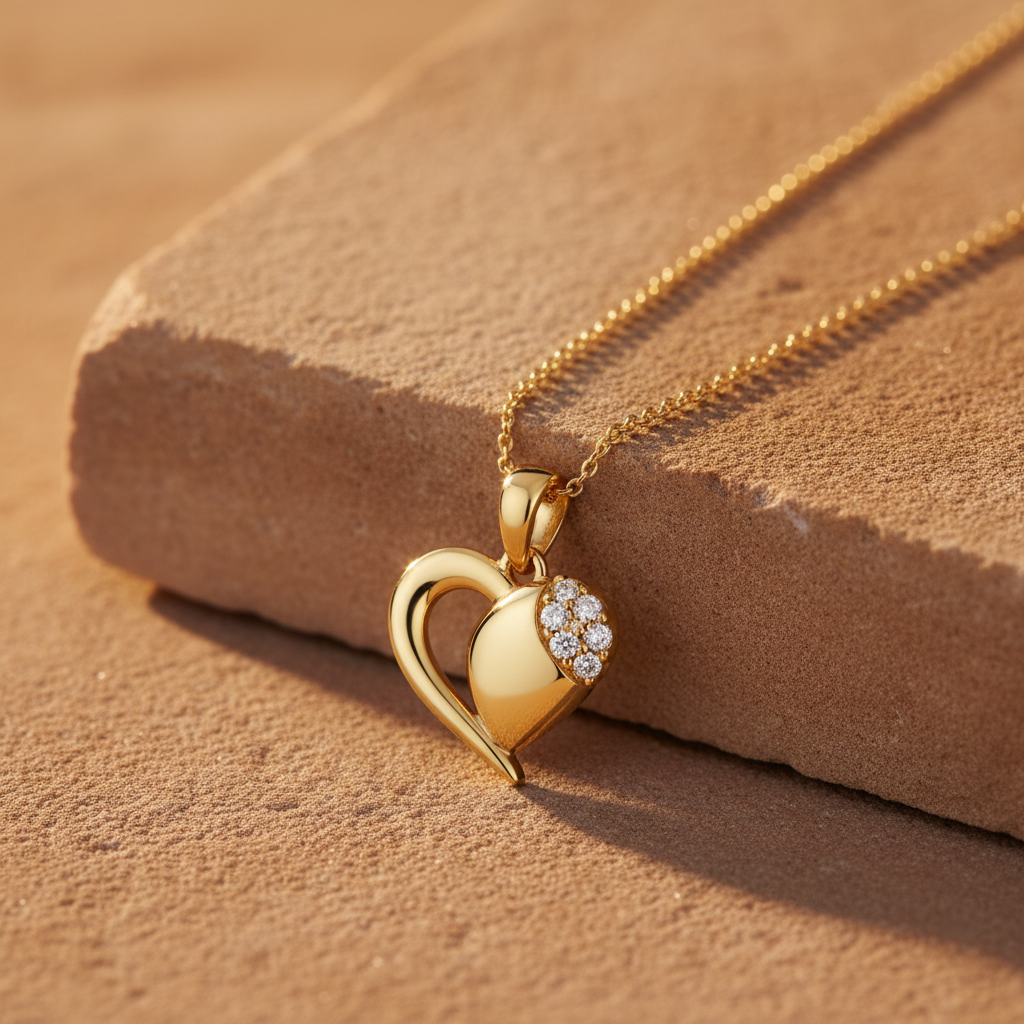 Golden Heart Necklace