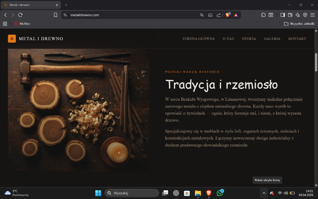 Metal i Drewno