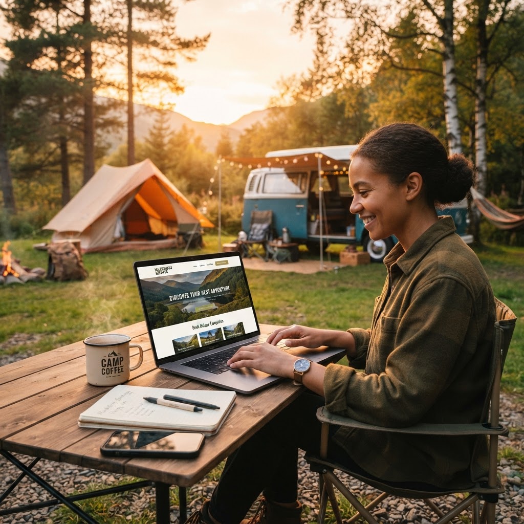 Artikelbild: Campingplatz-Website optimieren: 20 Maßnahmen für mehr Anfragen und Direktbuchungen