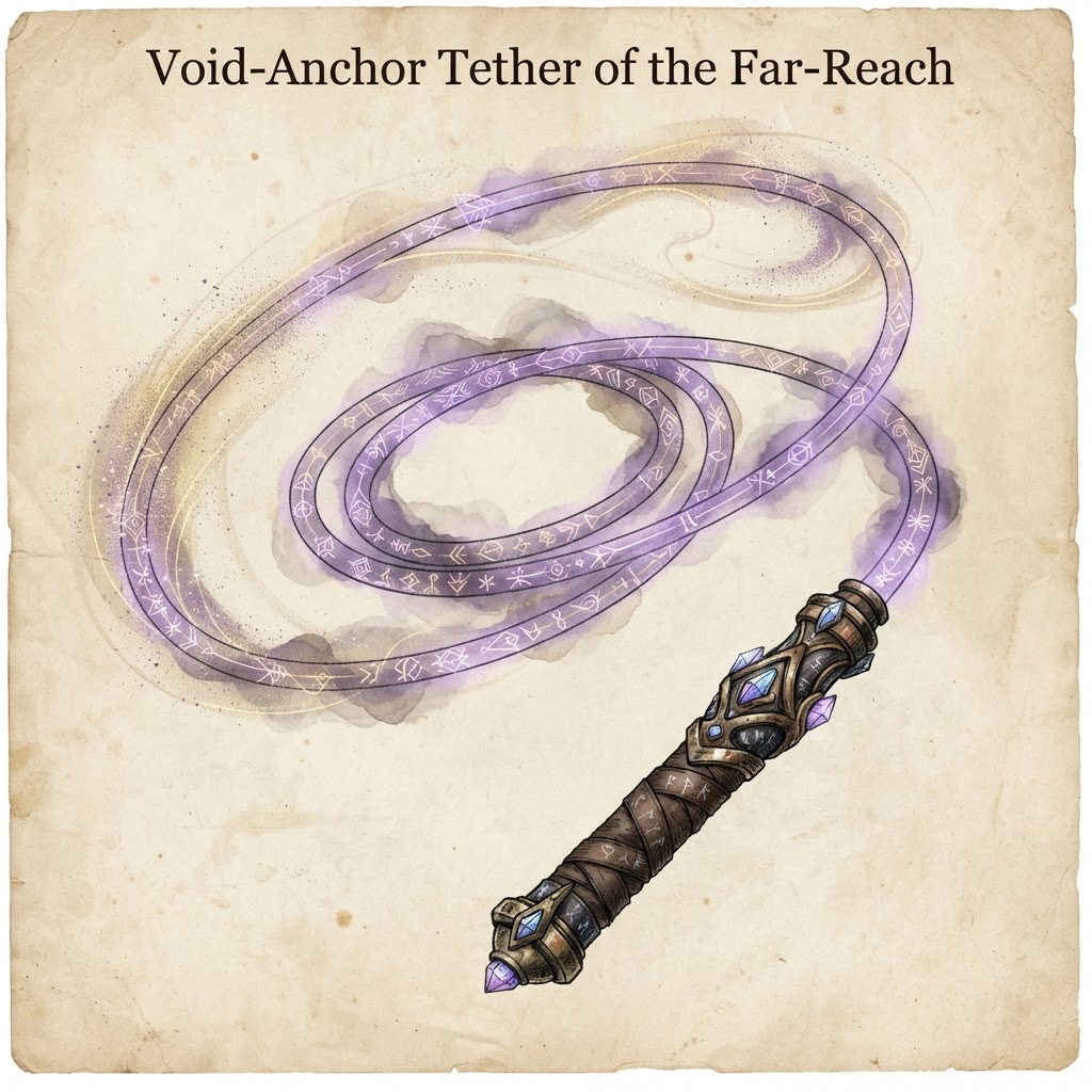 Void-Anchor Tether of the Far-Reach