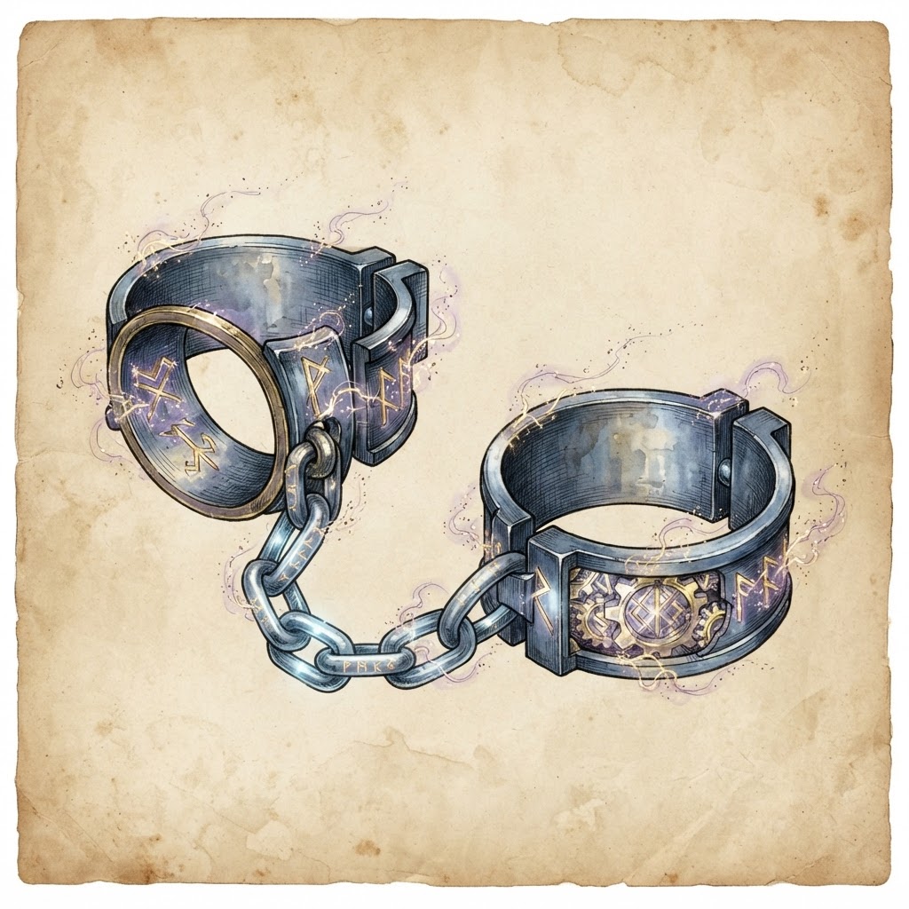 Astral-Bound Cuffs of the Infinite Warden