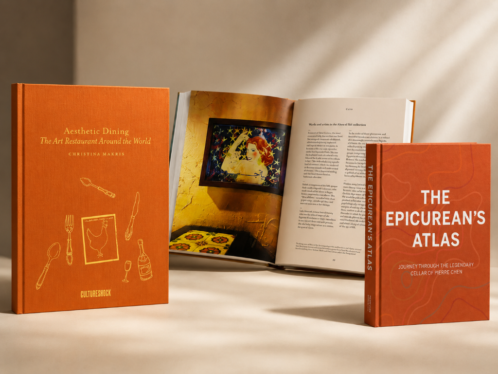 Aesthetic Dining and The Epicurean's Atlas book covers