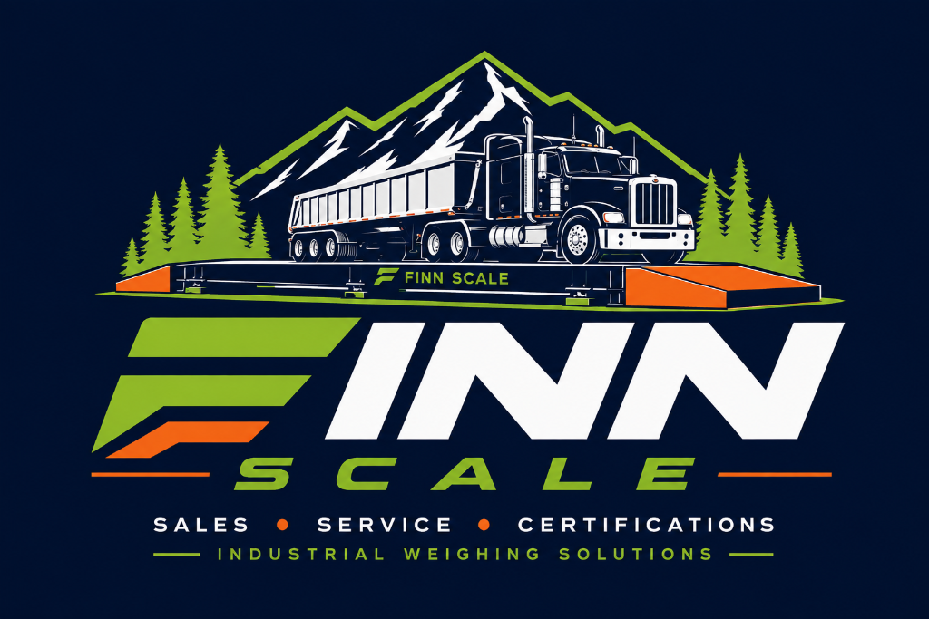 Finn Scale industrial weighing solutions logo with truck scale
