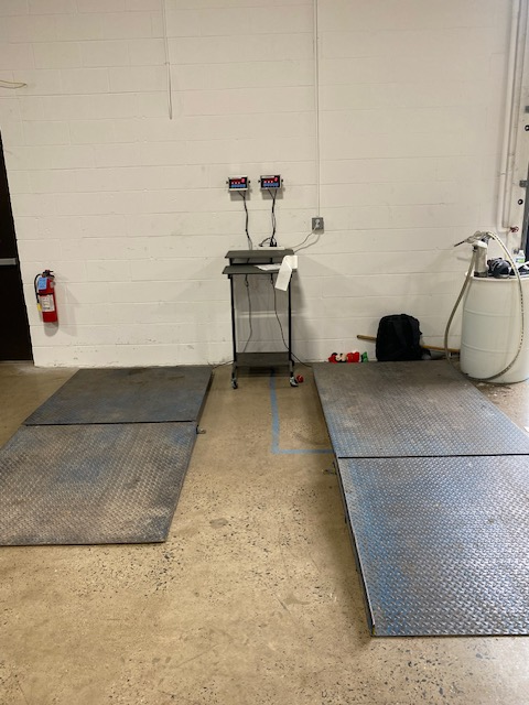 Floor Scales with Ramps