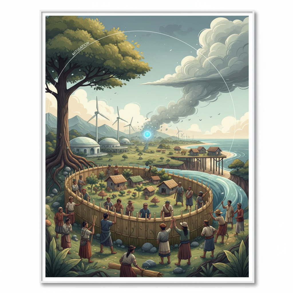 Illustration for "Building for a New Climate: Why Local Knowledge is Our Best Defense"