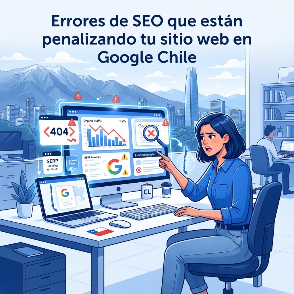 7 Errores de SEO que están Hundiendo tu Ranking en Google Chile