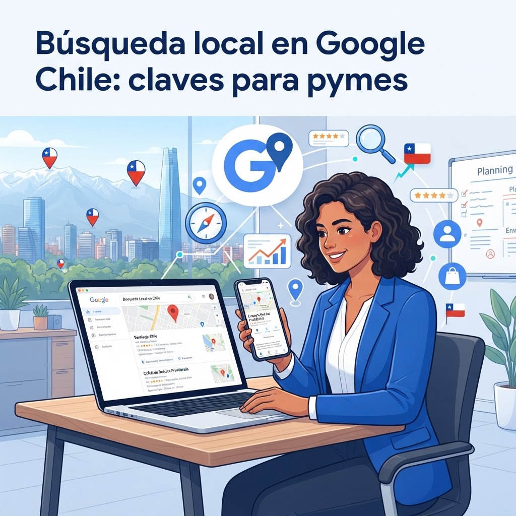 Búsqueda local en Google Chile: claves para pymes que quieren vender más