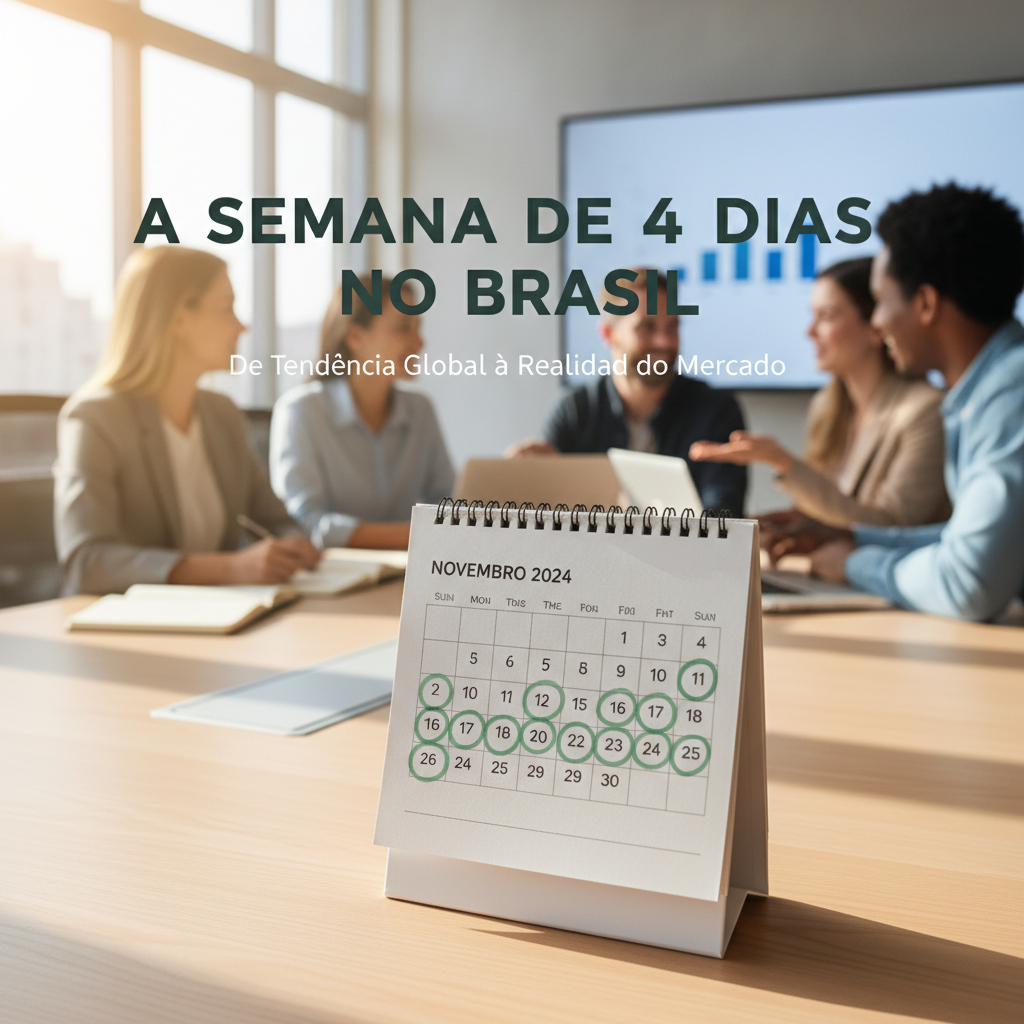 A Semana de 4 Dias no Brasil: De Tendência Global à Realidade do Mercado