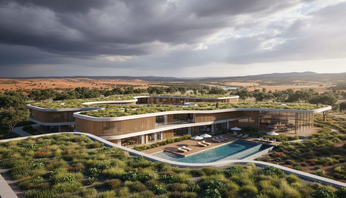 Architectural render of the cooperative development