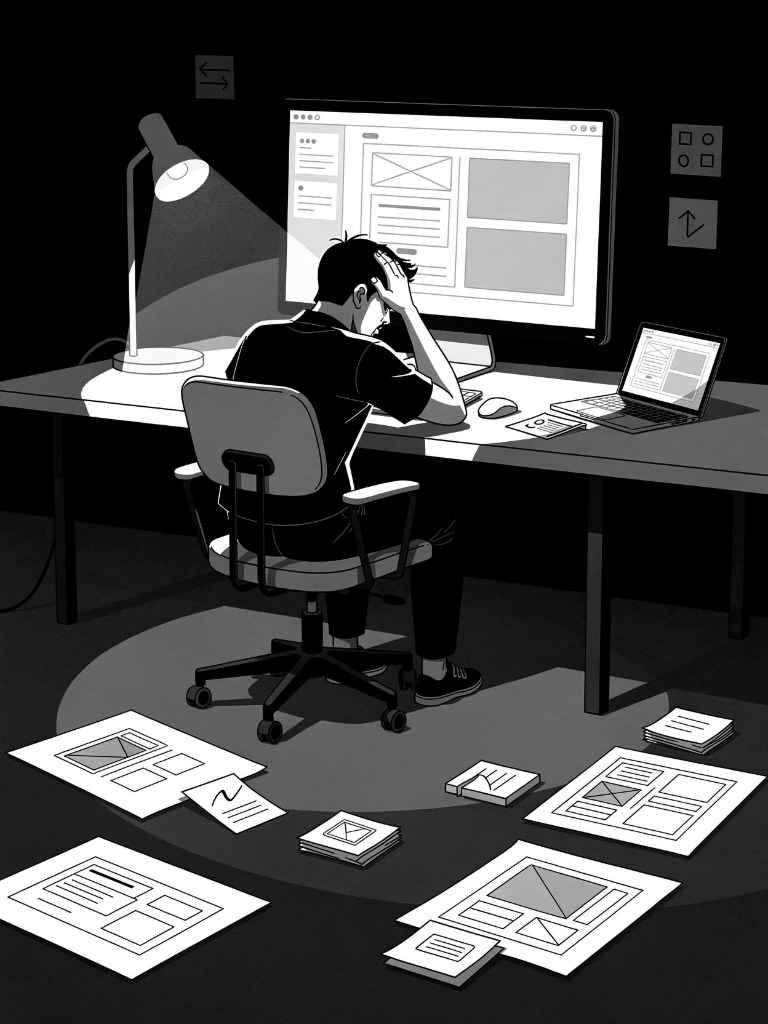 Frustrated designer