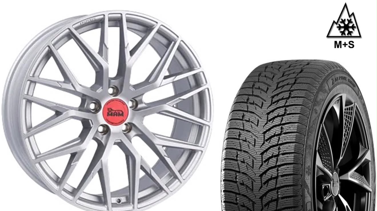 MAM RS4 silber 7x16" ET40 LK 5/114.3