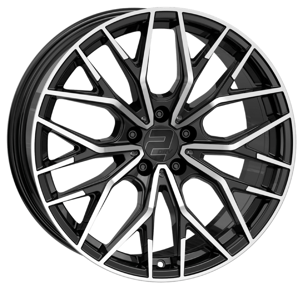 2DRV WH37 schwarz poliert 8,5x20"