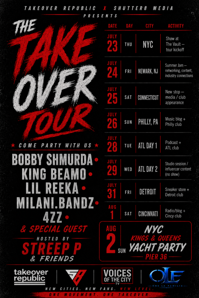 The Takeover Tour Poster