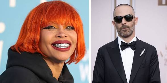 Erykah Badu and The Alchemist — portrait split-screen