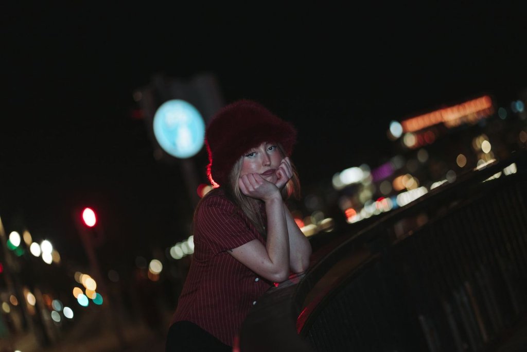 Ali PJ — night portrait, Dublin