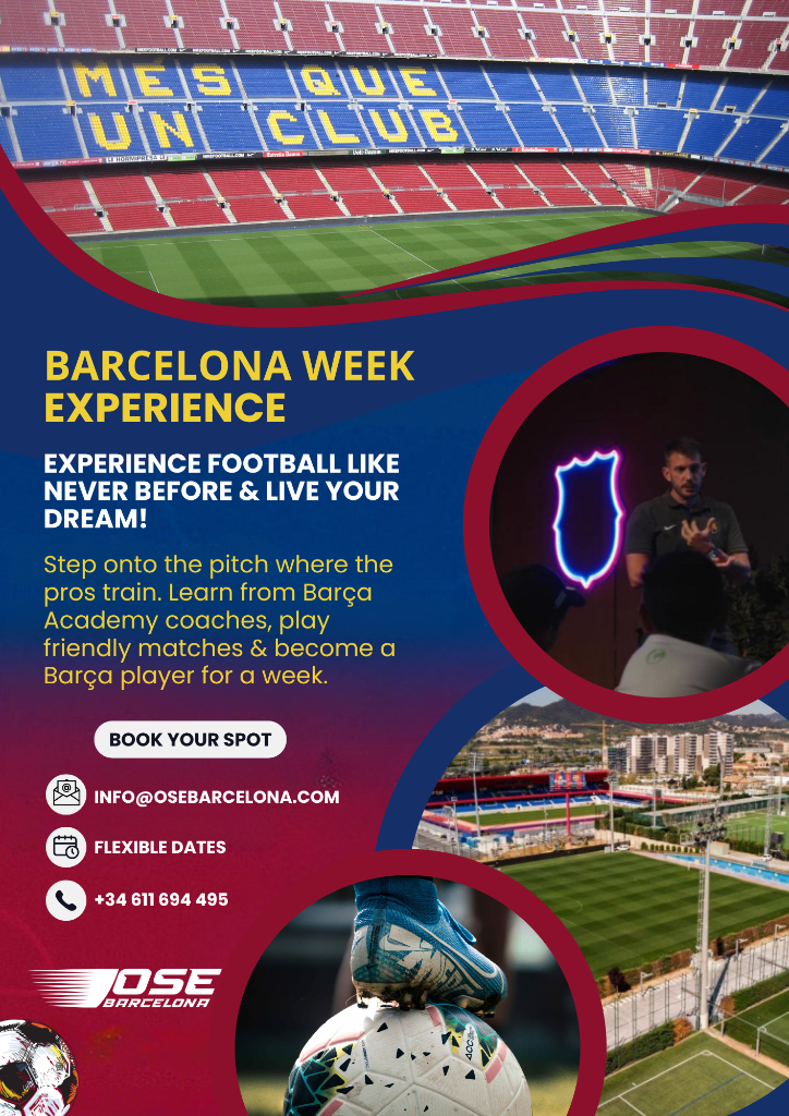Weekly Football Experience in Barcelona