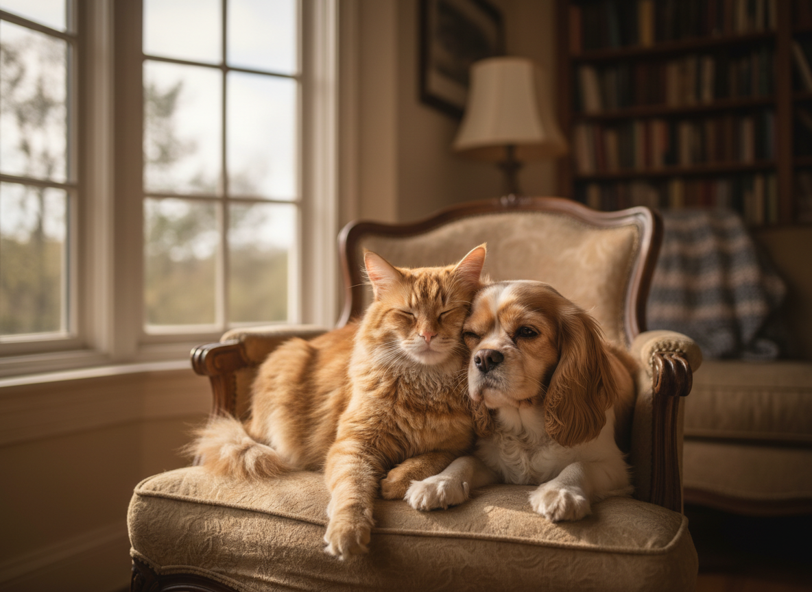 Pets waiting to travel