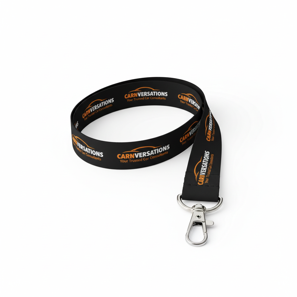 Carnversations Lanyard - Black/Orange