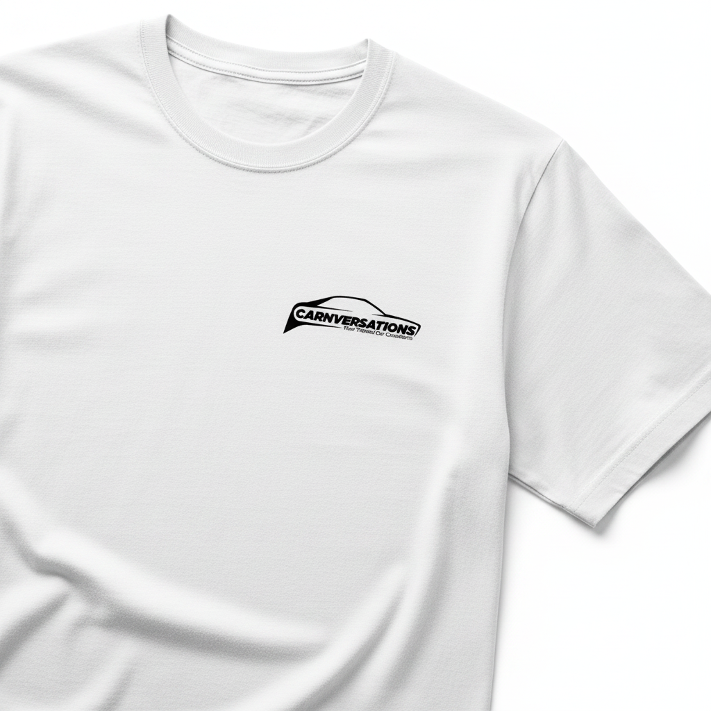 Carnversations JDM Graphic Tee - Navy/White