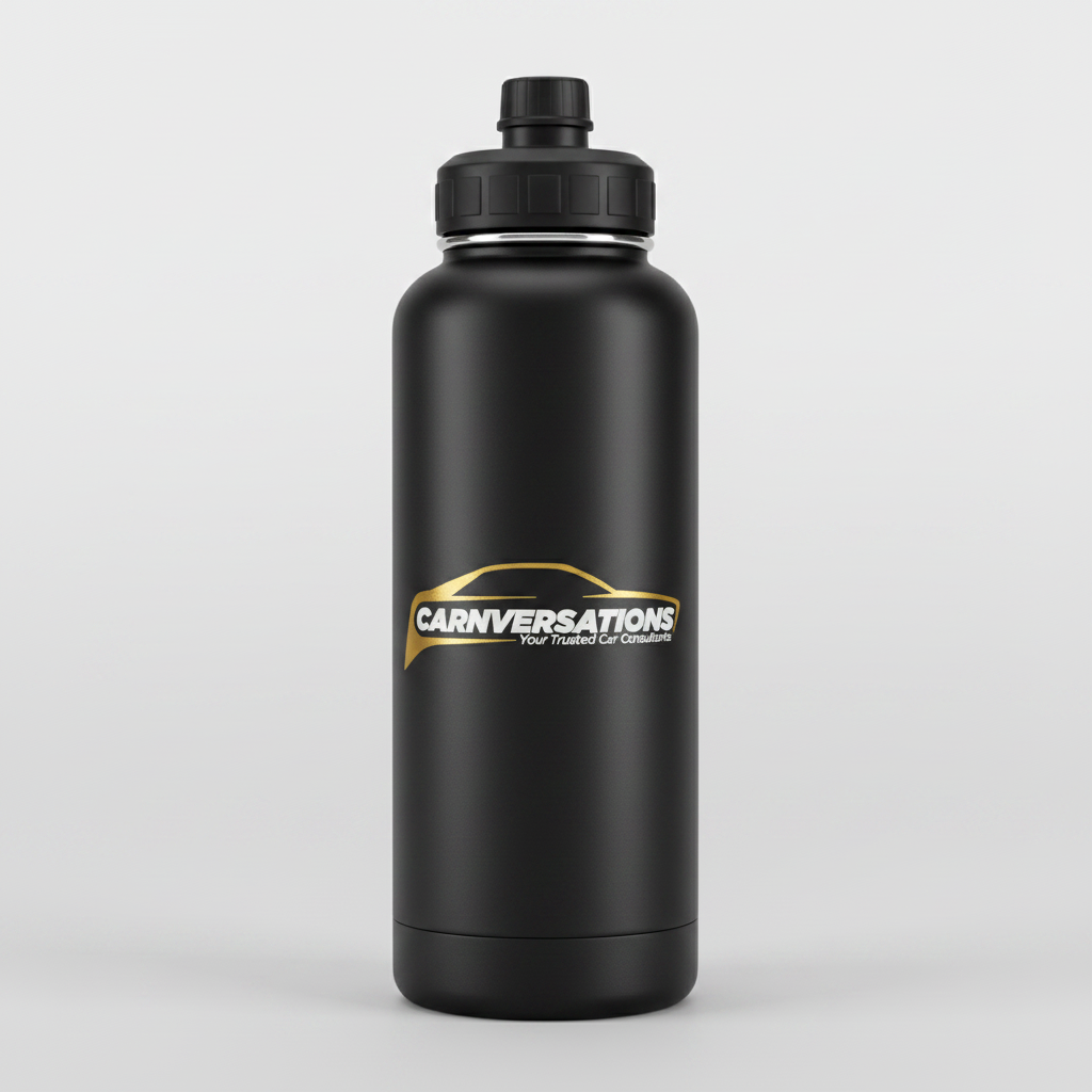 Carnversations Stainless Bottle - Matte Black