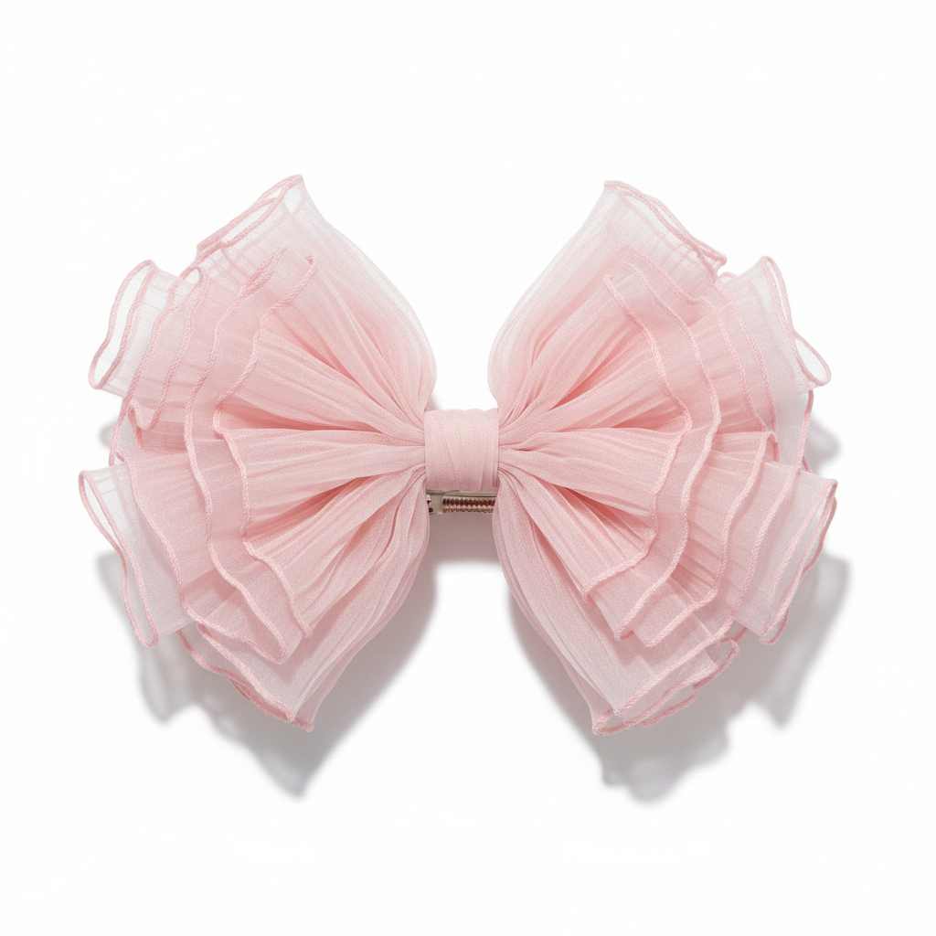 Laço Babado Organza 🎪