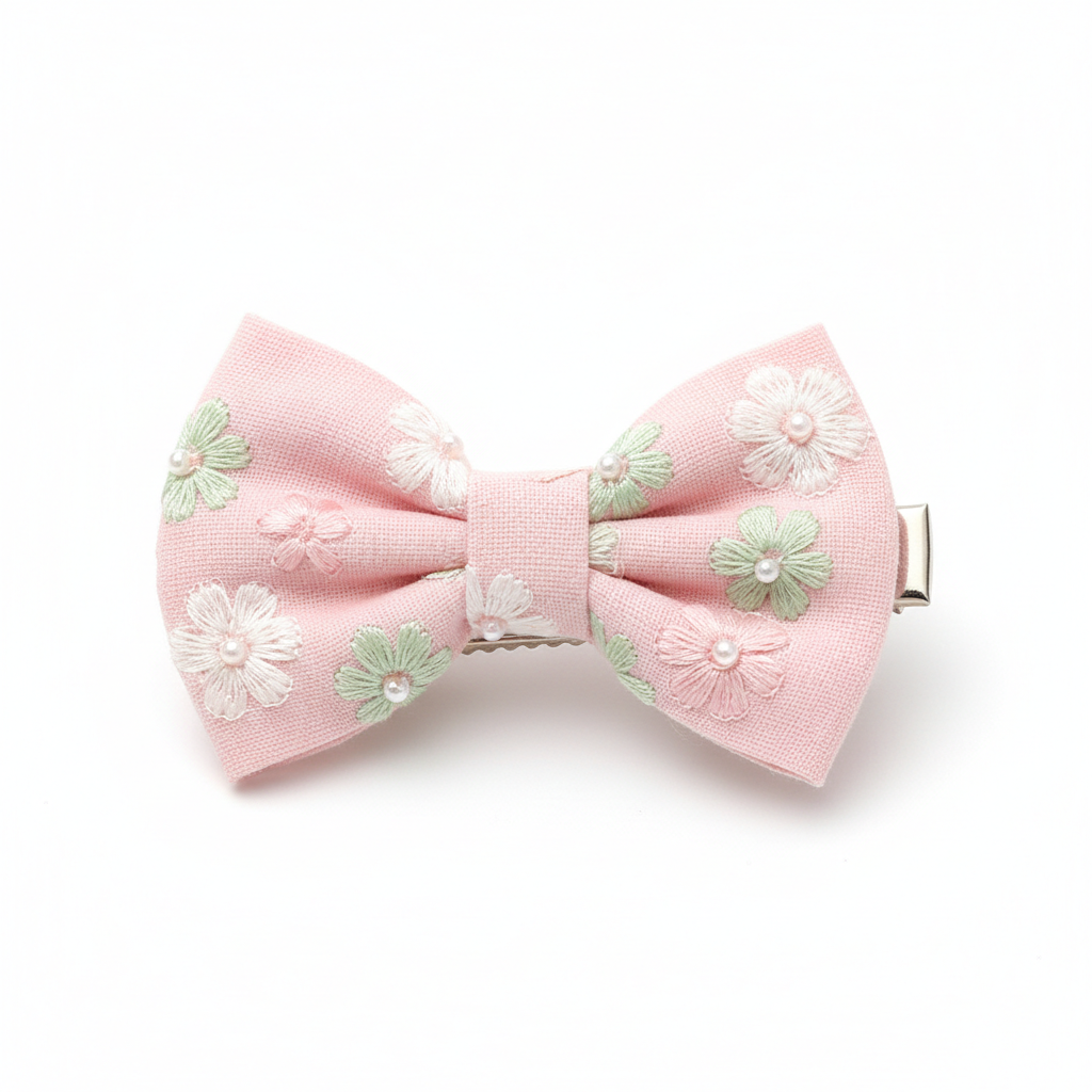 Presilha Flores Bordadas 🌺