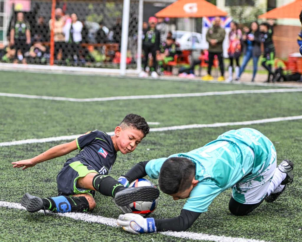 Arbitro con balón y equipo