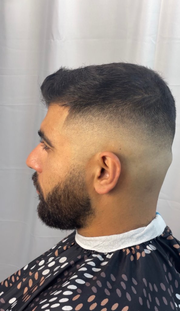 Fade with beard trim