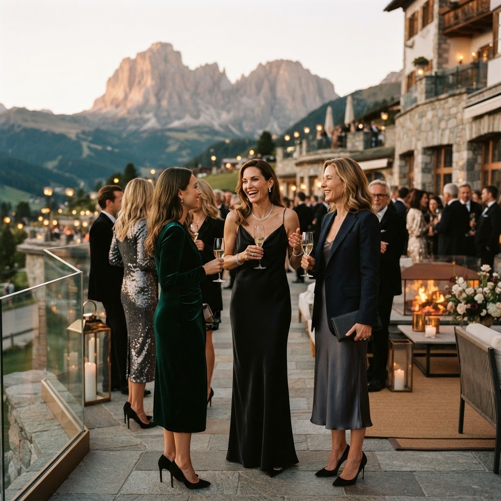 Sophisticated women gathered at an elevated Women in Wealth event