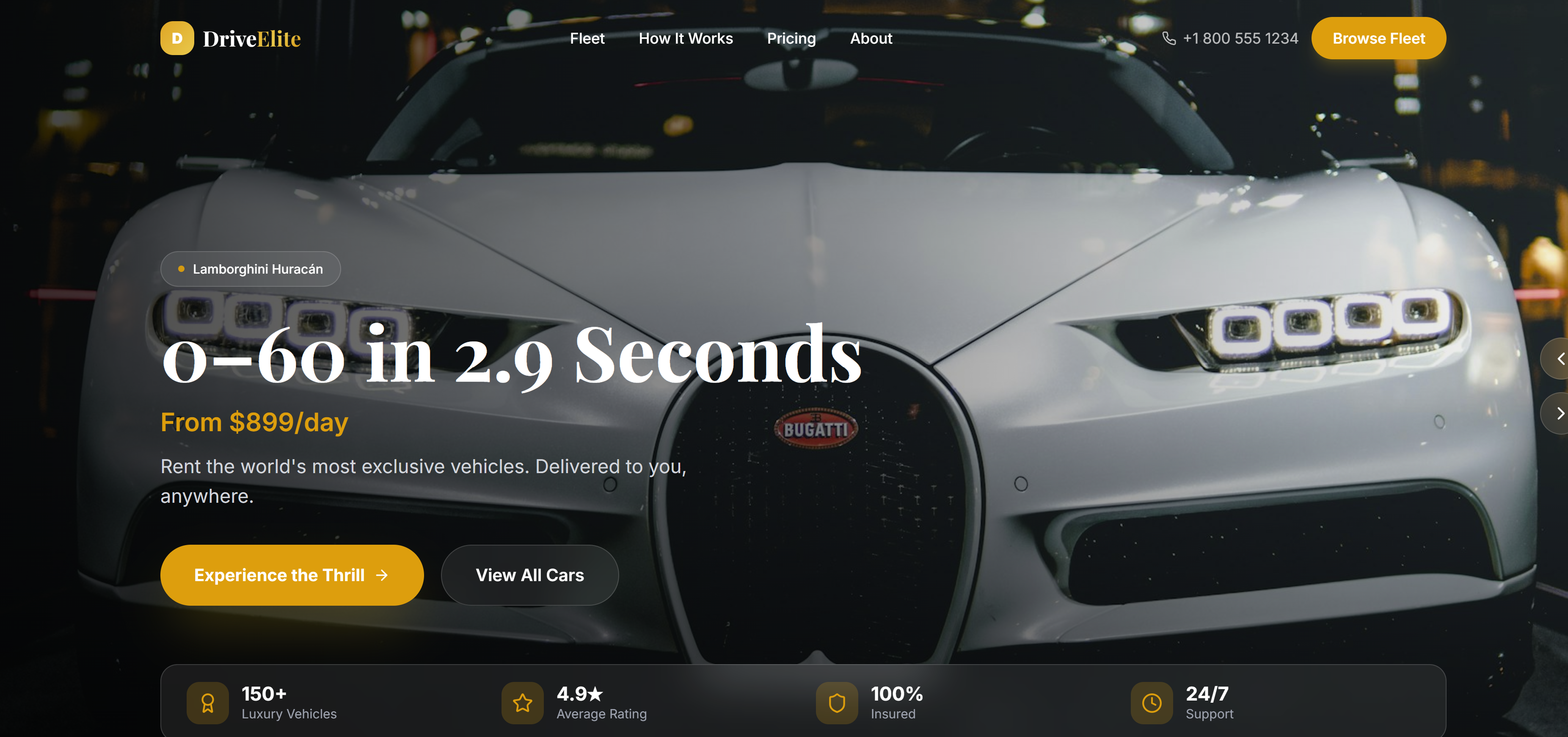 Car Rental  template preview