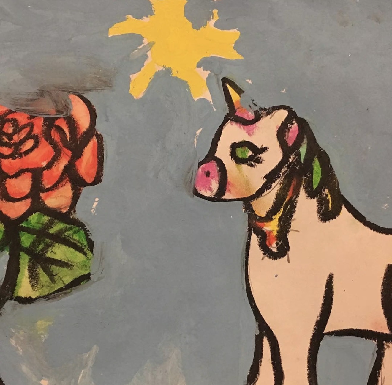 Unicorn and Roses