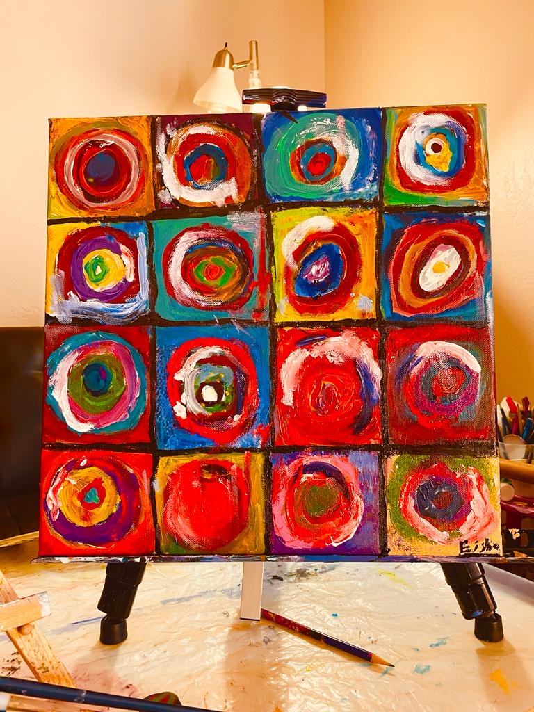 Kandinsky Circle Inspired