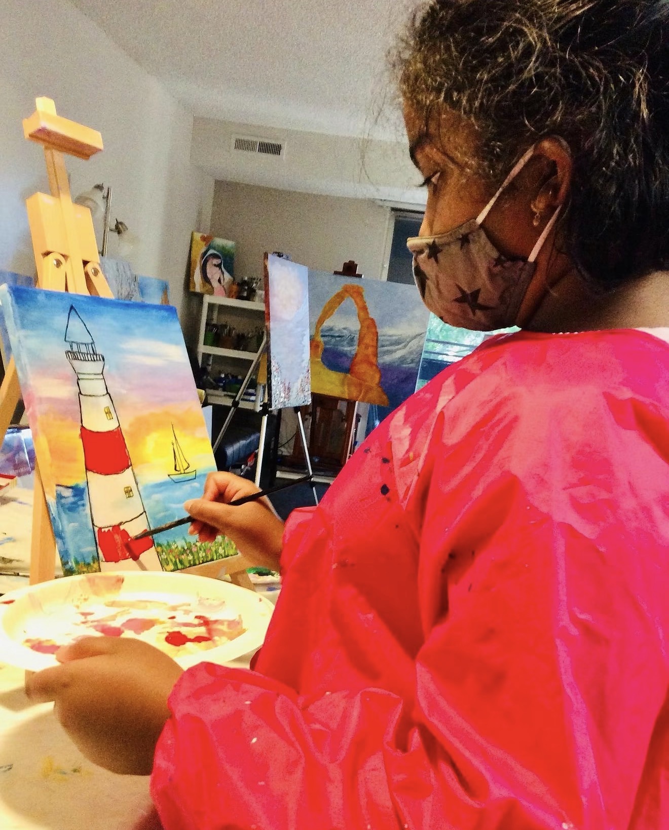 Painting the Lighthouse - Process
