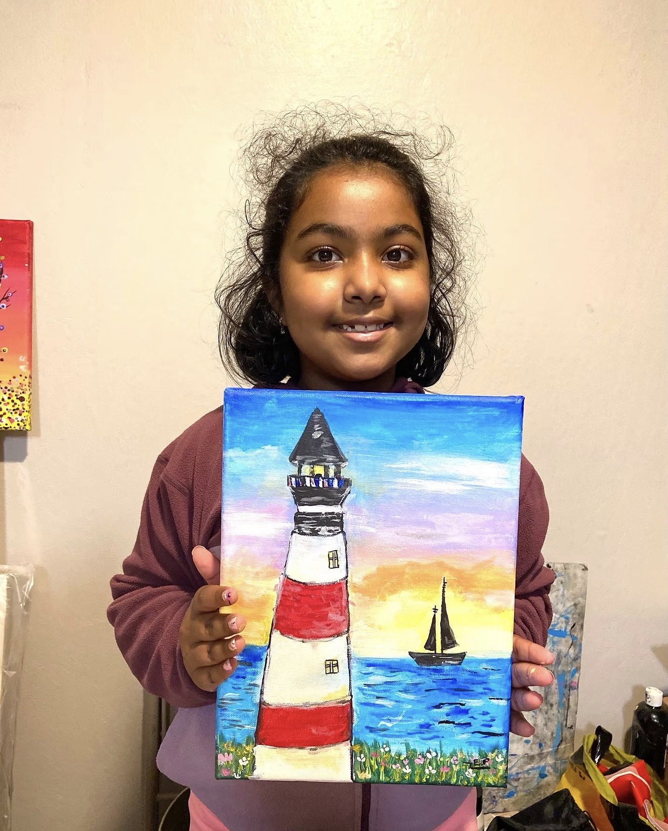 Lighthouse at Sunset