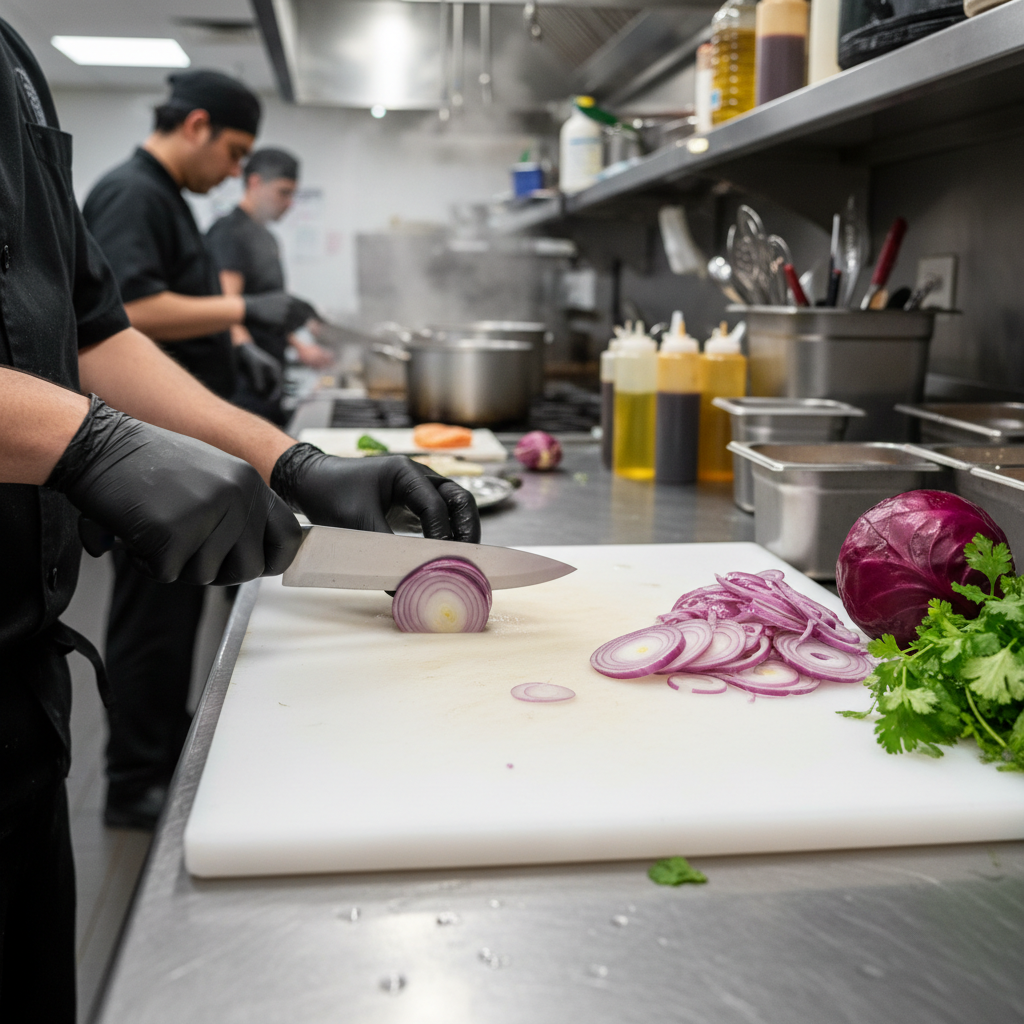 Red Onion Slicing 3